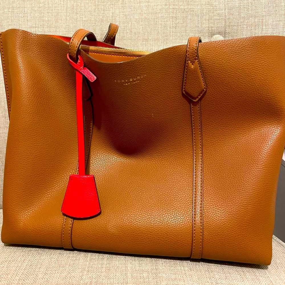 Tory Burch PERRY TRIPLE-COMPARTMENT TOTE BAG